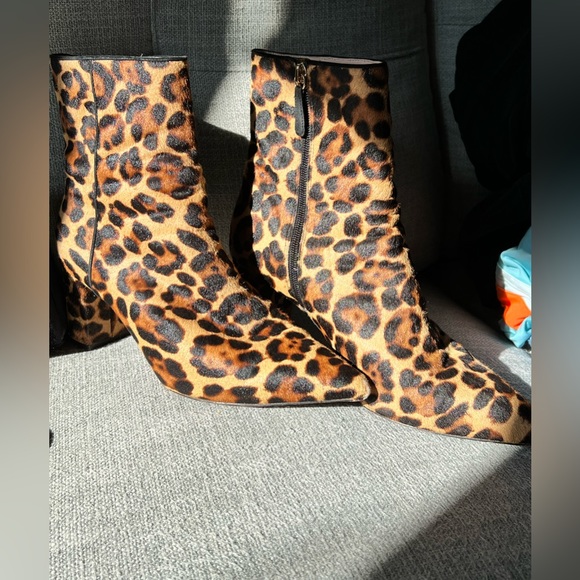 J. Crew Sadie boots in Leopard Calf Hair - Picture 2 of 8
